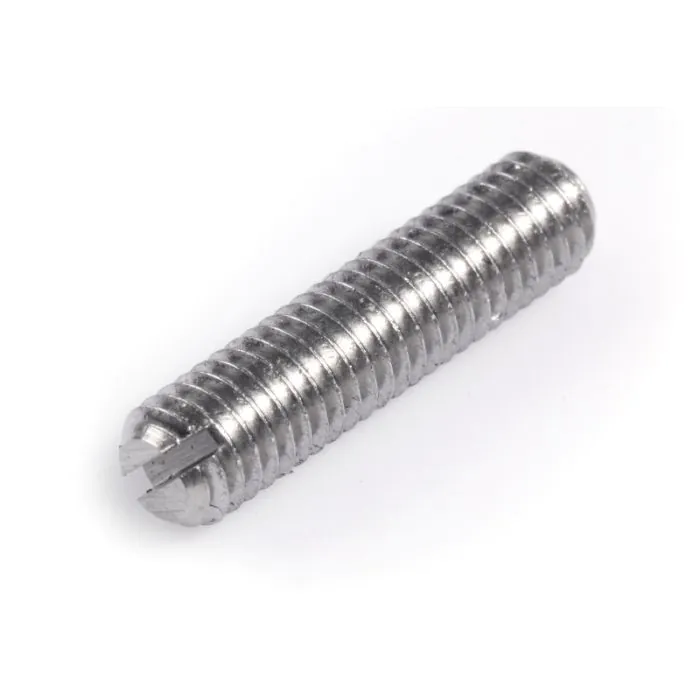 Arvid Nilsson Stoppskrue med spor og flat ende ubehandlet SAN-13