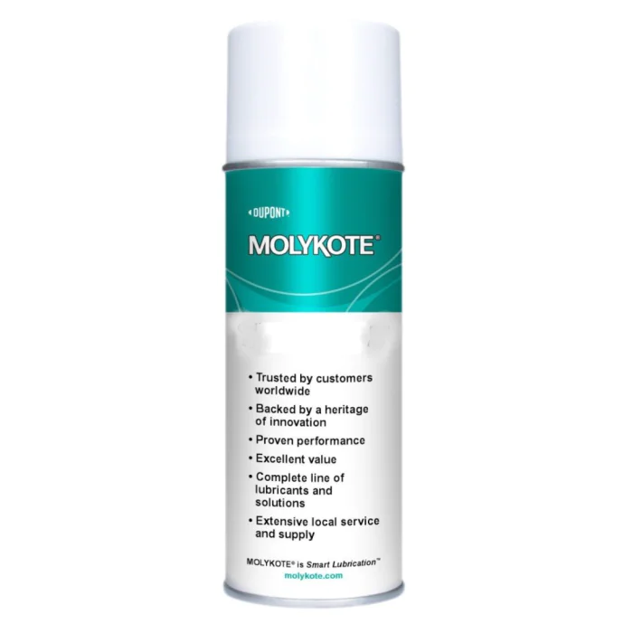 Molykote Omnigliss Spray – Vannavstøtende, Korrosjonsbeskyttende ( 11267, 12 Stykk )