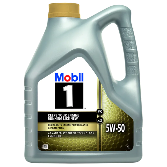Mobil 1 FS X2 5W-50 – Høy ytelse, allsidig og lang levetid, 1 BIB, SBF-079