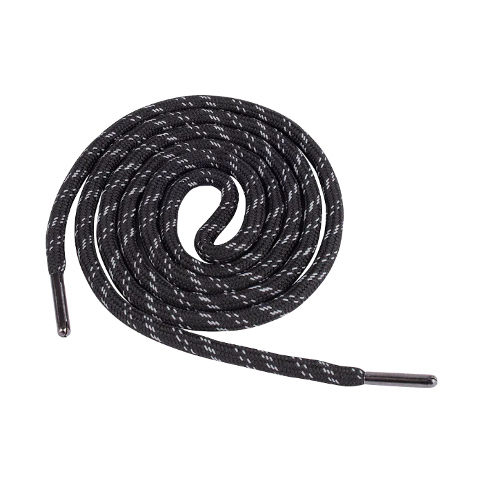 South West String Round Reflex – Økt Synlighet (1000957, Svart, Unisex, 1 Stykk, størrelse-One Size)