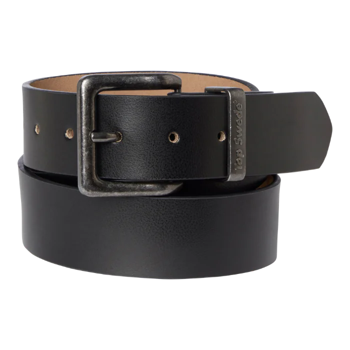 Top Swede Lærbelte – Kraftig Kvalitet (1001320, Svart, Unisex, 1 Stykk, størrelse-One Size)