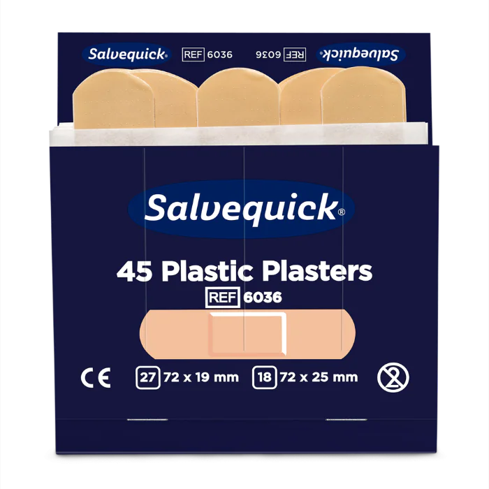 Cederroth Plastplaster - Refill, 45 x 6 Stk
