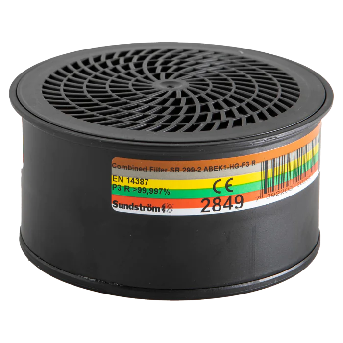 Sundström SR 299-2 Filter – Beskyttelse mot gasser (1002413-001, Svart, 1 Stykk, størrelse-Standard)