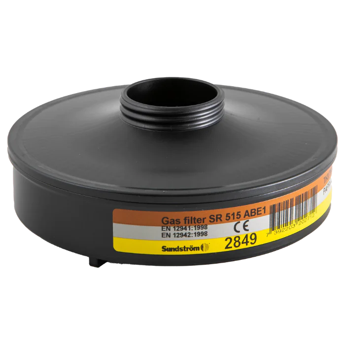 Sundström SR 515 Gassfilter – Optimal Beskyttelse (1002415-001, Svart, 1 Stykk, størrelse-Standard)