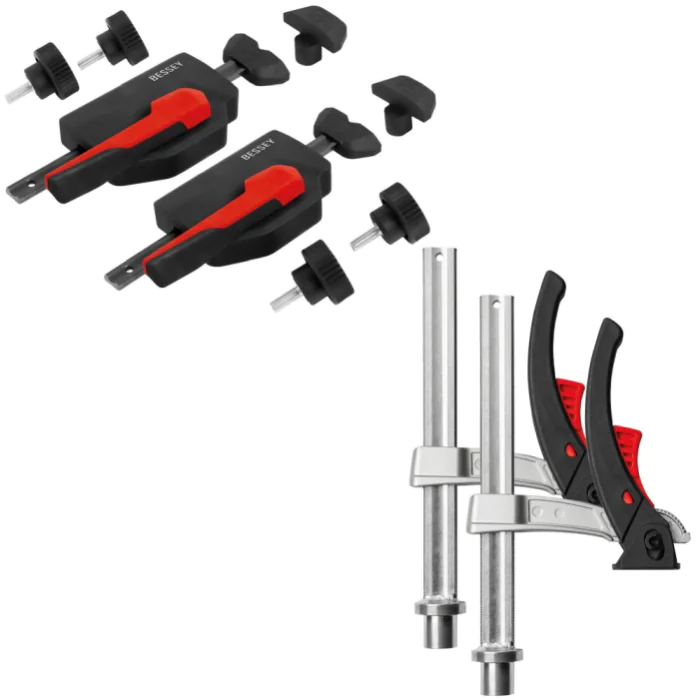 Bessey Klemmeverktøysett for arbeid på bordet (MFT-A, 1 Stykk)