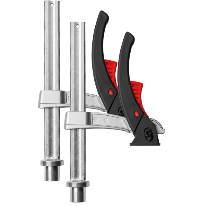 Bessey Klemmeelement for multifunksjonsbord (TW20-15-8KLI-SET, Åpning: 150 mm, Halsdybde: 80 mm, 10 Stykk)