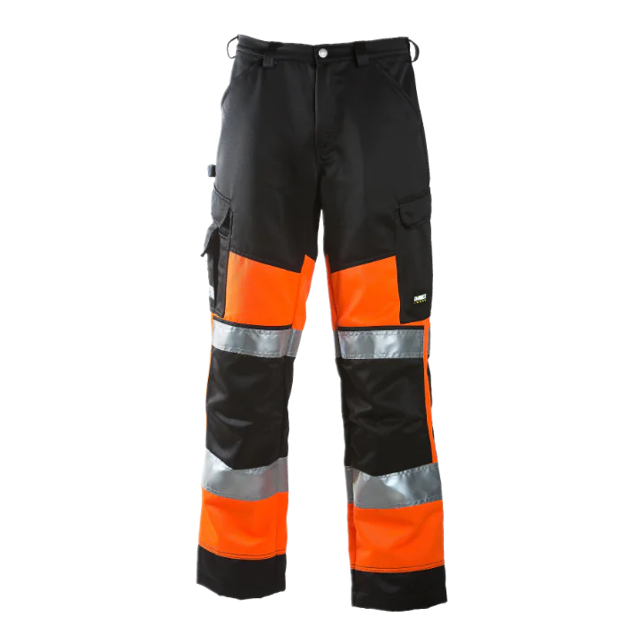 Dimex Hi-Vis Sikkerhetsbukse – Høy Synlighet (Størrelser 46-64), 1 Stykk, SDM-6020