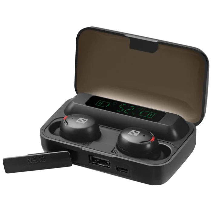 Sandberg trådløse ørepropper + Powerbank, 1 Stykk, SEN-126-38