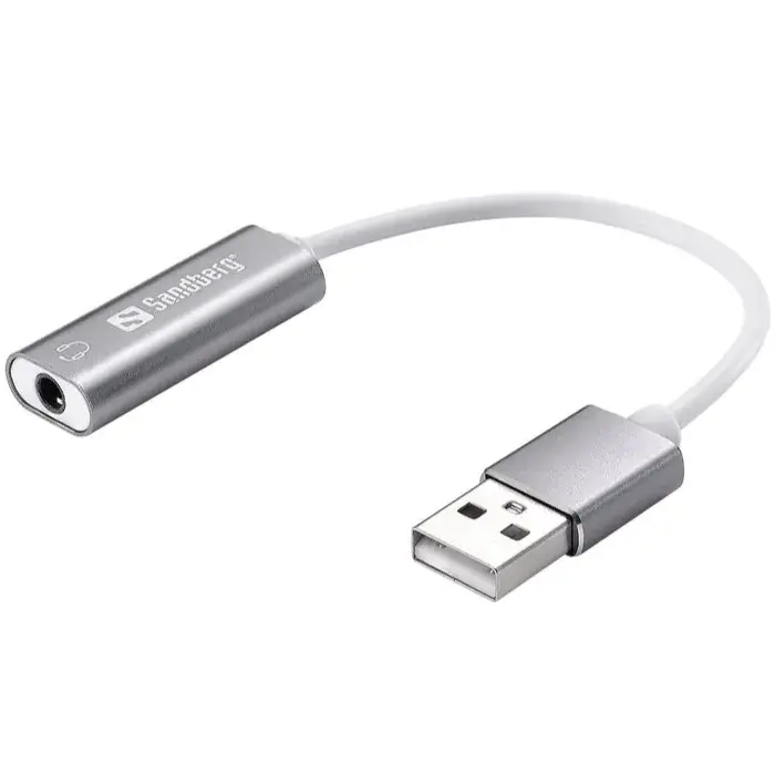 Sandberg headset USB-konverter, 1 Stykk, SEN-134-13