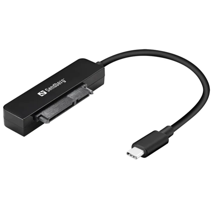 Sandberg USB-C til SATA USB 3.1 Gen.2, 1 Stykk, SEN-136-37