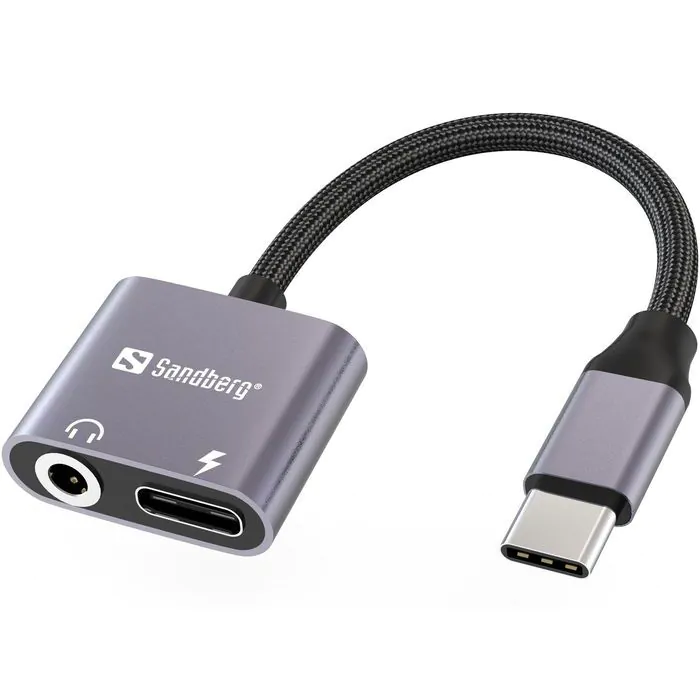 Sandberg USB-C lydadapter, 1 Stykk, SEN-963