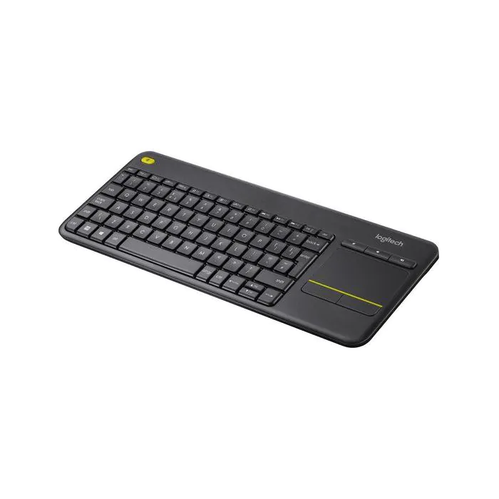 Logitech Wireless Touch Keyboard K400 Plus, svart og hvitt, flerspråklig, 1 Stykk, SEN-703