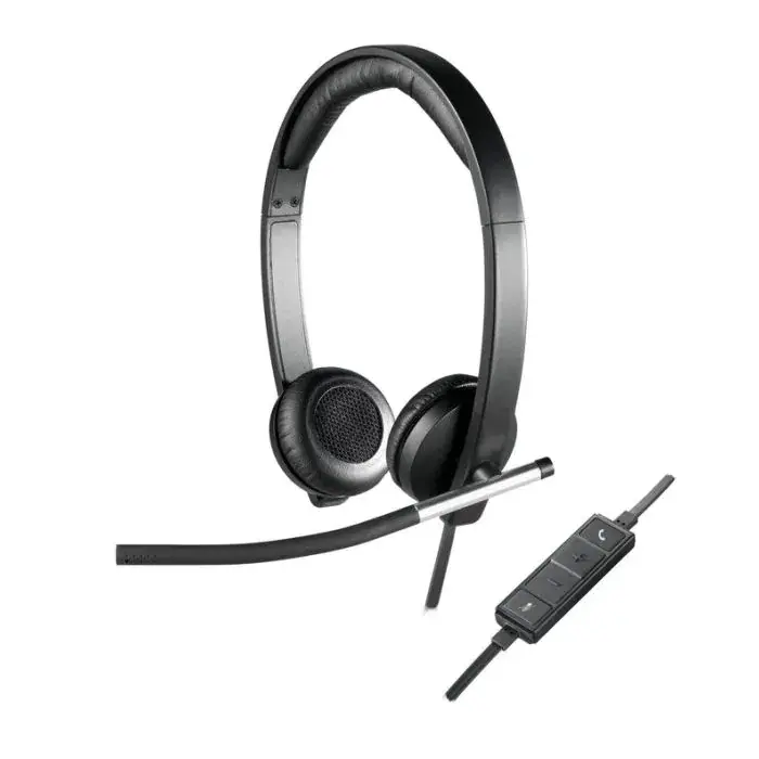 Logitech H650e Stereo USB-hodesett, 1 Stykk, SEN-981-000519