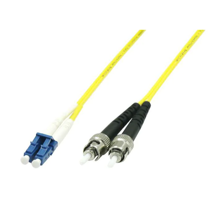 MicroConnect optisk fiberkabel, LC-ST, singlemode, duplex, OS2 (gul), 10m, 1 Stykk, SEN-FIB411010