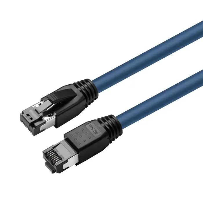 MicroConnect CAT8.1 S/FTP 0,25m Blå LSZH Skjermet Nettverkskabel, AWG 24, 1 Stykk, SEN-W126443454