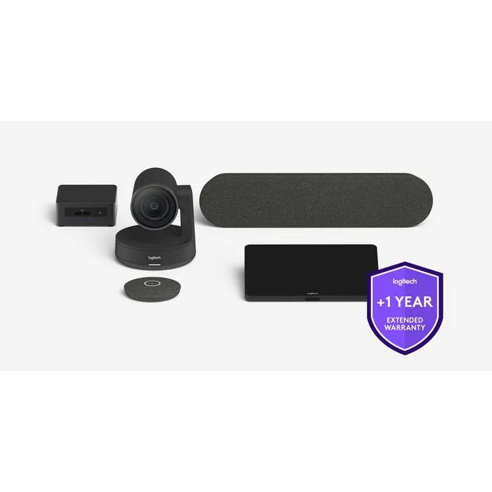 Logitech utvidet garanti for Rally Bar & Tap Medium Room Solutions, 1 Stykk, SEN-W126469584