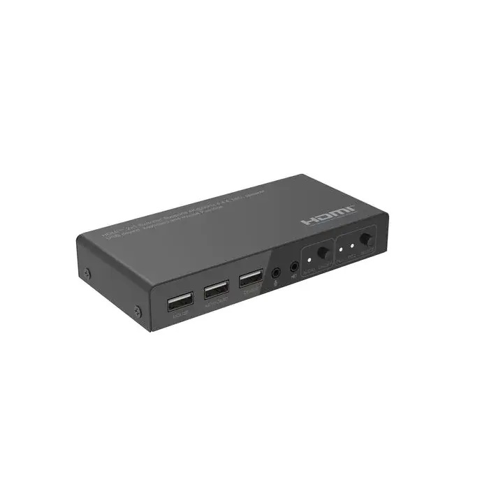 MicroConnect 4K60Hz HDMI KVM-bryter, 2x1 4:4:4, HDCP 2.2 & 1.4, 18Gbps båndbredde, 3D, 1 Stykk, SEN-W128440837