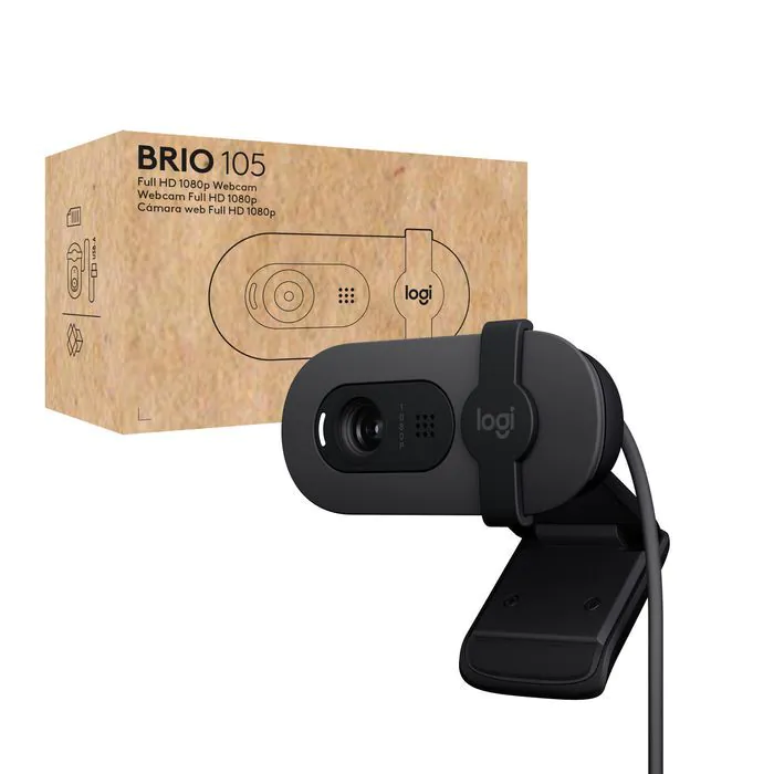 Logitech Brio 105 Business Webcam Series, 1 Stykk, SEN-W128596362