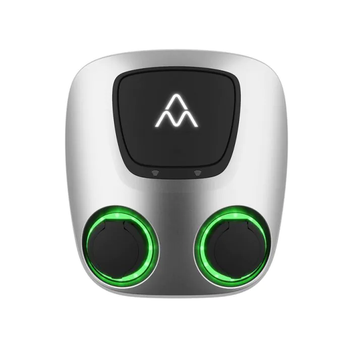 Ladestasjon Amps Aura 2x22 kW 3P 32A Type 2 EL-lader med OCPP og tilkobling, 1 Stykk, SEN-937