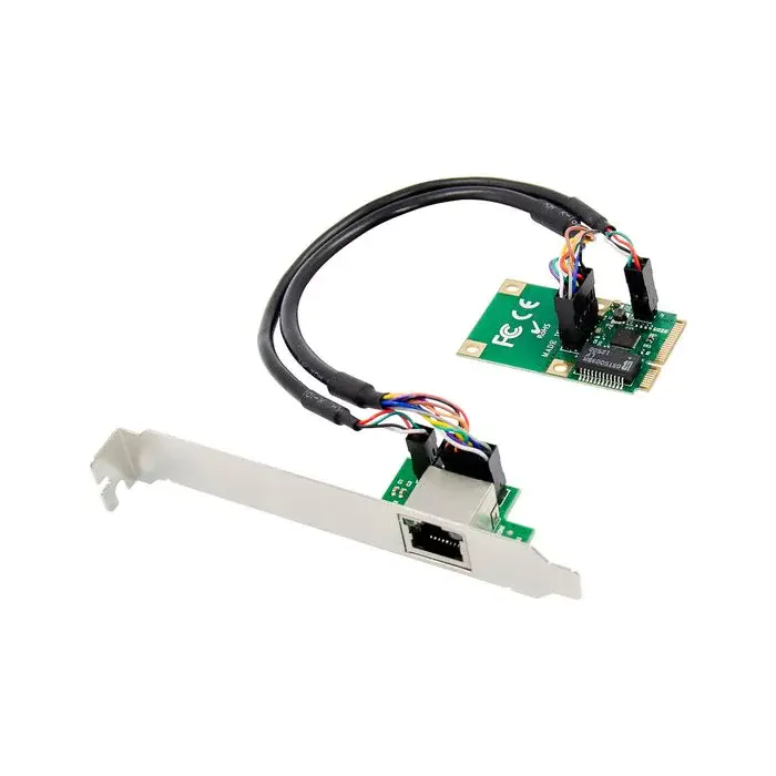 MicroConnect Mini PCIE 8111F Enkelt- 1G RJ45 Industriell NIC, 1 Stykk, SEN-W128920161