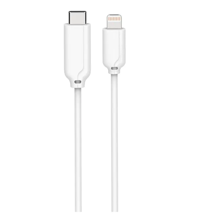 MicroConnect USB-C til Lightning-kabel MFI, 1-2m, Hvit, 1 Stykk, SEN-461