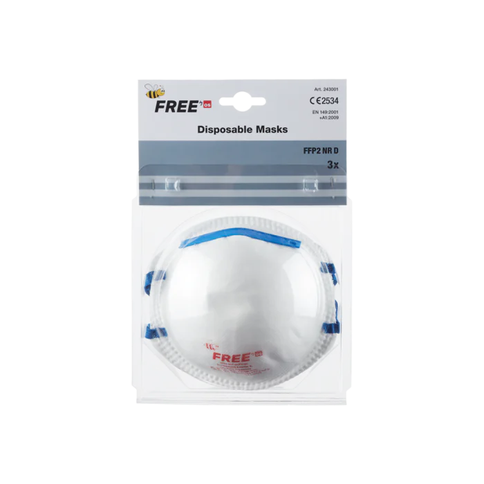 Otto Schachner engangs ansiktsbeskyttelsesmasker, 5 Stykk, SGP-2430