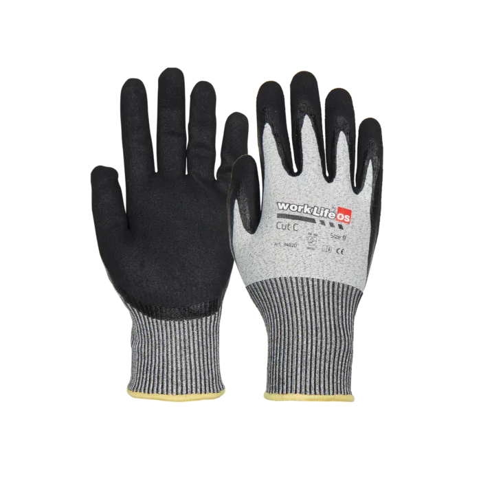 Gloves Pro WORKLIFE CUT C Hansker, 12 Par, SGP-34820