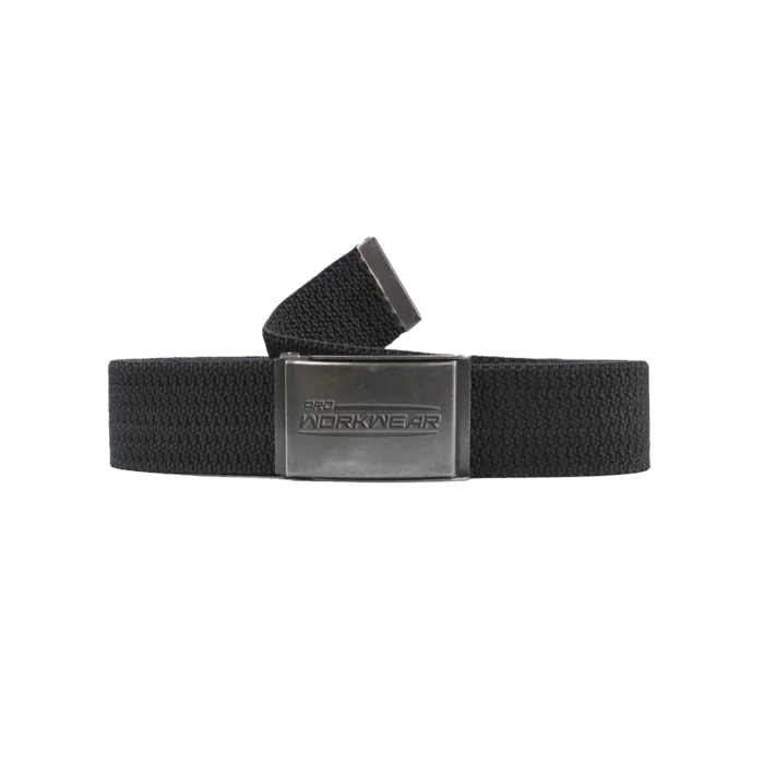 Pro Workwear Belte Med Spenne Svart, 1 Stykk, SGP-7201