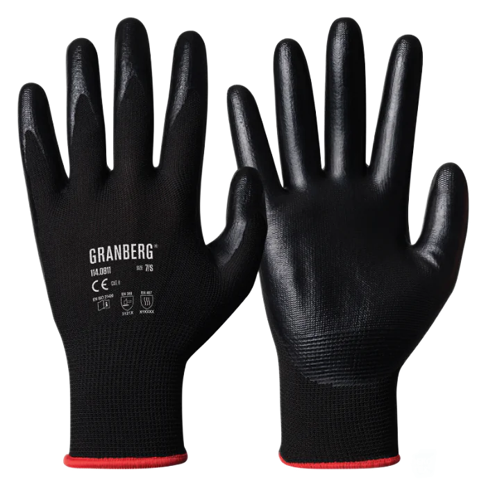 Granberg Berøringsskjerm-hansker – Høy slitestyrke, komfortabel passform, 12 Par, SGR-114-0811