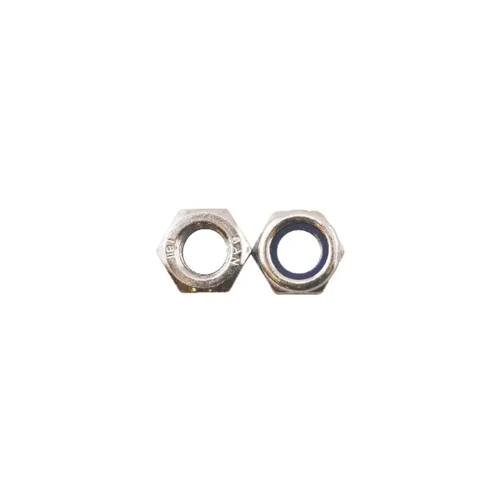 MFT Låsemutter M8 – Kvalitet 6, Elektrolytisk Forsinket, Låsemutter med Nylonring(222101, 10 Boks)