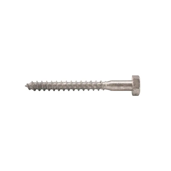 MFT Treskrue 10X100MM – Varmforsinket, Karbonstål, Høy Korrosjonsmotstand(508126, 1 Boks)