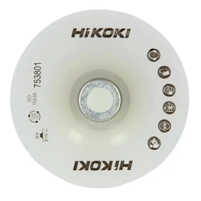 Hikoki BAKPLATE 115-180MM M14 MEDIUM & SOFT, 1 Stykk, SHK-573