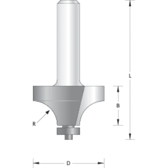 Hikoki AVRUNDINGSFRES M/STYRELAGER 15.9MM - 44.5MM, 1 Stykk, SHK-584