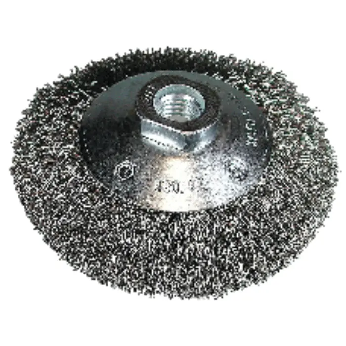 Hikoki Kjeglebørste Stål Ø100X0,3MM M14 – Effektiv Rengjøring, Vinklet Tråd(751318, 1 Stykk)