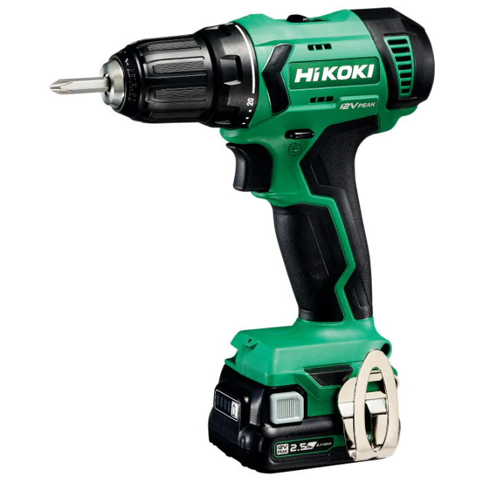 Hikoki Borskrutrekker 2,5AH – Lett, Kompakt, Høyt Moment (DS12DAWFZ, 1 Boks)
