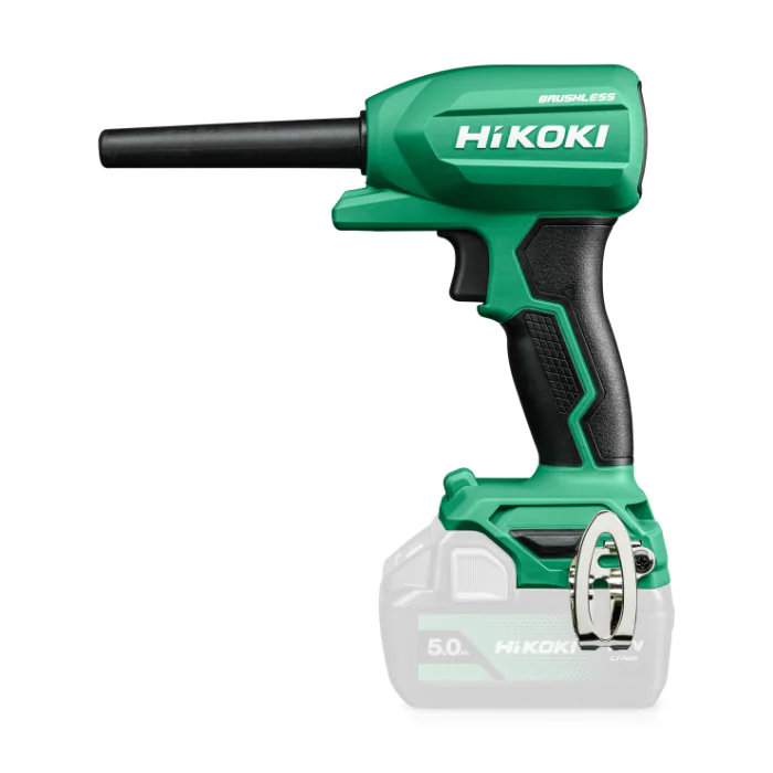Hikoki Luftblåser RA18DA KM – Børsteløs Motor, Høy Lufthastighet (RA18DAW4Z, 1 Boks)