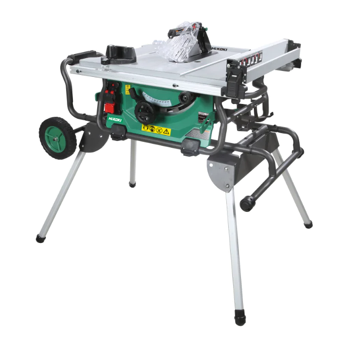 Hikoki Bordsag 1500W 254MM – Justerbart Støttebord, Høy Kapasitet(C10RJWAZ, 1 Boks)