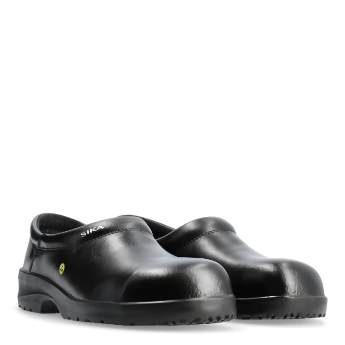 Sika Fusion Clog ESD – Superlett og komfortabel (Svart/Hvit, størrelse 35-48), 1 Par, SIK-19476