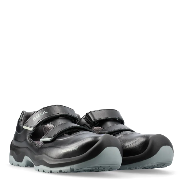 Sika Lead Sandal – Ekstra Sklihemmende, Justerbar (Flere størrelser, Svart og Hvit), 1 Par, SIK-202110