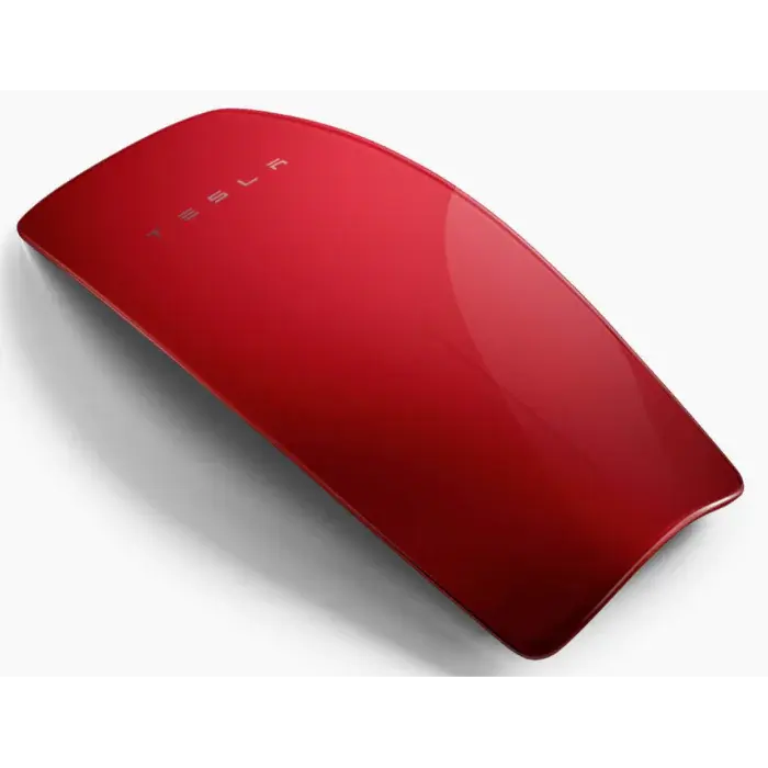 Tesla Wall Connector – Holdbart Herdet Glass(10912, Rød, 1 Stykk)