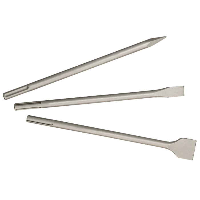 Metabo SDS-max Meiselsett – Høy kvalitet, 3 deler ( 628413000, 1 Stykk )