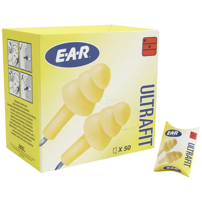 EAR UltraFit Ørepropper – Komfortabel, flerbruks (012319001, 1 Stykk)
