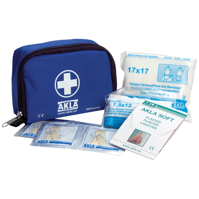 Akla Førstehjelpsveske Liten – Praktisk og Bærbar (017703109, 1 Sett)