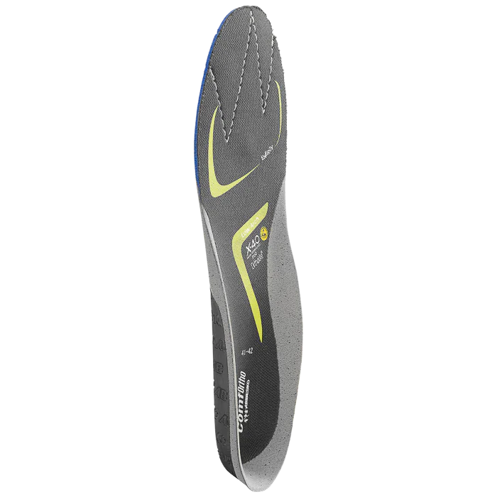 Arbesko Comfortho Såle – Maksimal Støtte (Grå, 1 Par, Størrelse 35–48), SSK-616