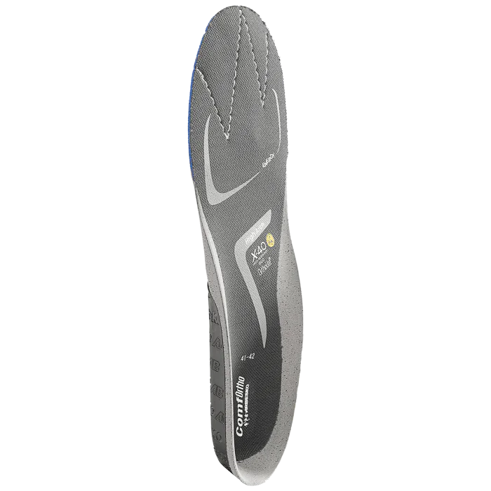 Arbesko Comfortho Såle – Maksimal Støtte, Komfort (Grå, 1 Par, Størrelser 35–48), SSK-598