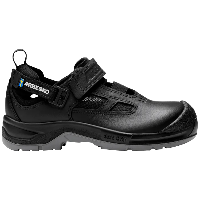 Arbesko Vernesandal – Luftig, Justerbare Stropper (Svart, 1 Par), SSK-872