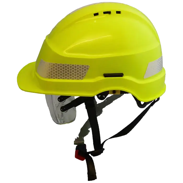 Skydda Vernehjelm Iris II – Ventilert, Slagfast (035600452, Gul, 20 Stykk)