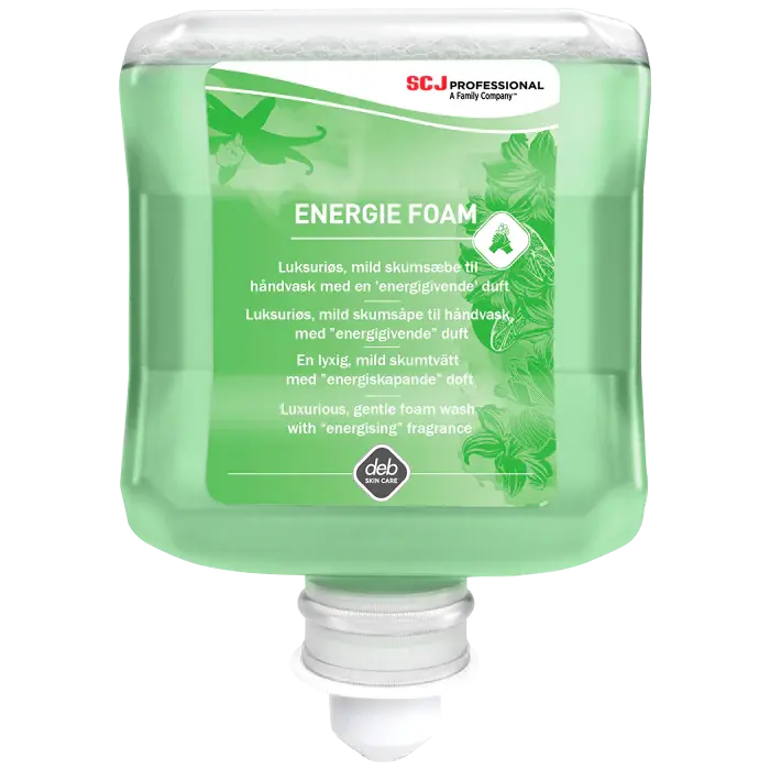 Deb Skumsåpe – Silkemykt Skum, Energigivende Duft (114301195, 1 Boks)