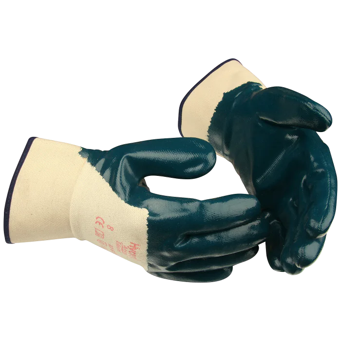 Ansell Hycron Hansker – Hvit/Grønn, 12–144 Par, Størrelse 8–11, SSK-075