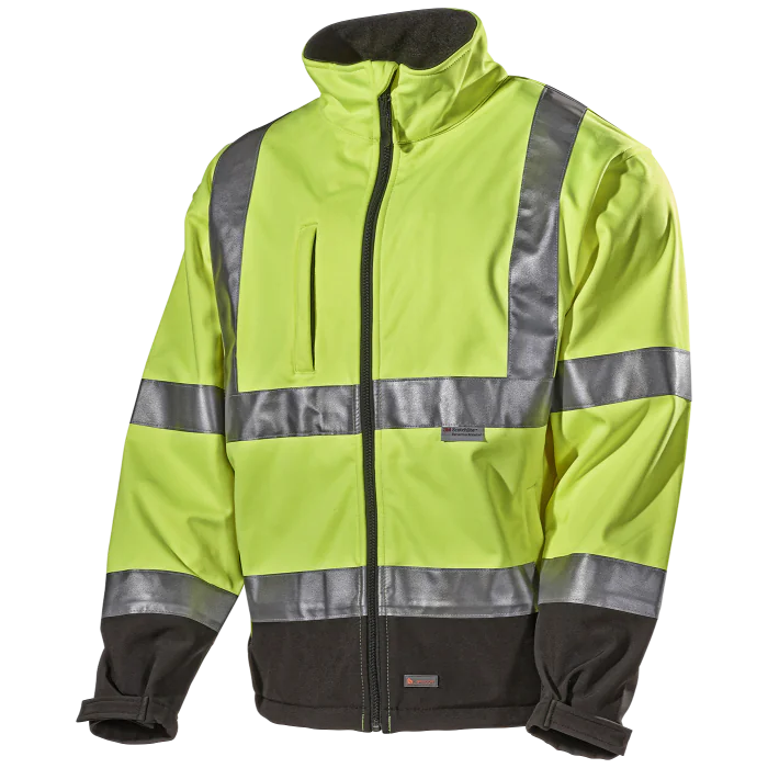 L.Brador Softshelljakke – Vannavvisende, vindtett (Gul/Oransje, XS–3XL), SSK-172